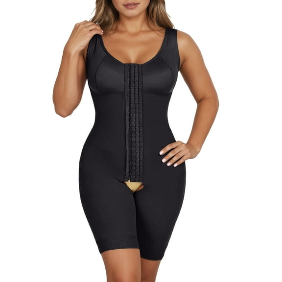 KANG Fashion Open Crotch Shapewear For Plus Size Full Bodysuit With Chest Support And Slimming Design