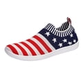 thumbnail image 1 of KANG Fashion US Flag Print Barefoot Shoes for Women & Men | Wide-Toe-Box Minimalist Sneakers: Breathable Walking, Yoga, and Beach Shoes Multicolour1 41, 1 of 6