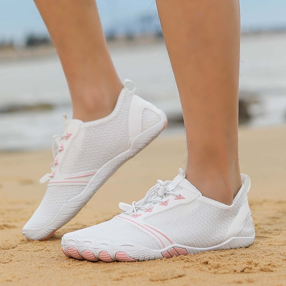 KANG Fashion Unisex Outdoor Water Shoes, Quick-Dry River Trekking & Beach Shoes, Non- Lightweight Footwear for Swimming, Surfing, Yoga, Walking, Hiking, and Cycling Pink 42