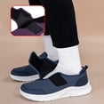 thumbnail image 1 of KANG Fashion Wide-Toe Walking Shoes for Senior Men and Women, Lightweight Breathable Mesh Sneakers, Supportive and Comfortable Shoes for Spring and Summer Blue 36, 1 of 9