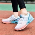 thumbnail image 1 of KANG Fashion Women's Two-Tone Mesh Lace-Up Sneakers, Breathable Lightweight Running Shoes, Casual and Comfortable Athletic Footwear for Daily Walking Light Blue 39, 1 of 7
