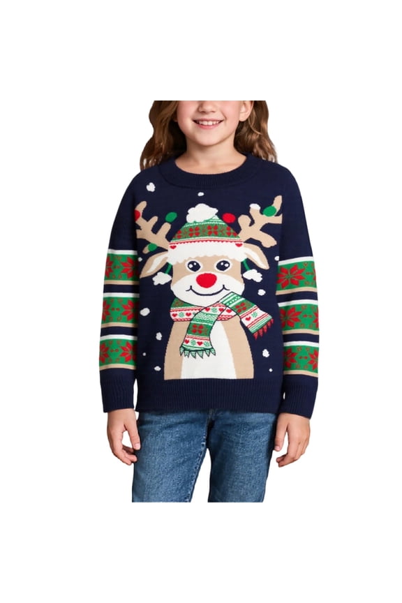 Festive Sweater For Holiday Apparel For Girls And Boys Cozy And Stylish Design For Celebrations And Family Gatherings