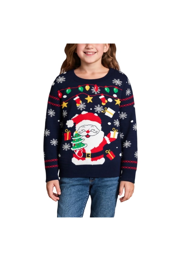 Festive Sweaters For Girls For Holiday Celebrations And Winter Wear Cozy Knitted Design For Comfort And Style