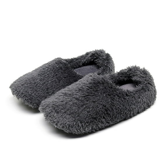 KANG Fleece Lined Indoor Outdoor Slippers With Sole For Warm Comfort And Cozy Home Wear During Fall Winter Seasons