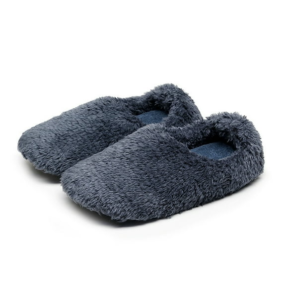 KANG Fleece Lined Indoor Outdoor Slippers With Sole For Warm Comfort And Cozy Home Wear During Fall Winter Seasons