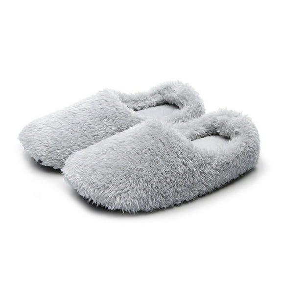 KANG Fleece Lined Indoor Outdoor Slippers With Sole For Warm Comfort And Cozy Home Wear During Fall Winter Seasons