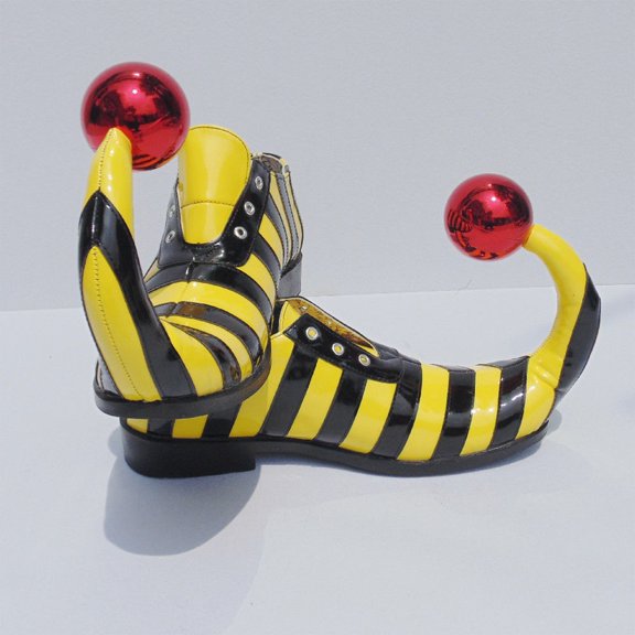 KANG Gothic Ankle Boots Pointed Toe Shoes For Stage Performance Cosplay Dance Party And Costume Events Yellow 41