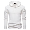 thumbnail image 1 of KANG Half Zip Pullover Hooded Athletic Sweatshirt Lightweight Breathable Performance Activewear Top For Running Training Casual Wear, 1 of 4