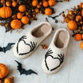 thumbnail image 1 of KANG Halloween Cute Cartoon Warm Winter Slippers For And Couples Home Footwear, 1 of 3