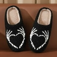 thumbnail image 1 of KANG Halloween Cute Cartoon Warm Winter Slippers For And Couples Home Footwear, 1 of 7