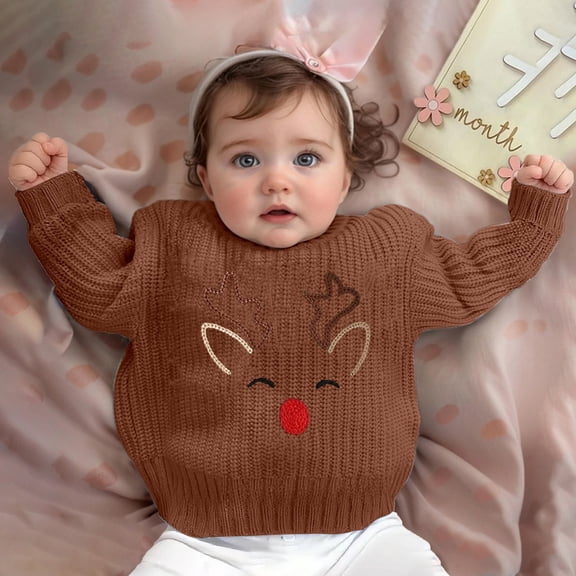 KANG Hand Embroidered Pure Knit Sweater For Girls Delicate Floral Embroidery Design Soft And Comfortable Baby Toddler Kids Top