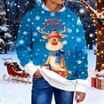 thumbnail image 1 of KANG His & Hers Christmas Sweatshirt | Unisex Ribbed Knit Pullover for Couples & Friends | Festive Matching SetBlueS, 1 of 5
