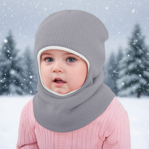 KANG Kids Winter Fleece Knit Hat With Ear Warm Thermal For Infants Toddlers Boys Girls Cold Weather Outdoor