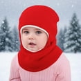 thumbnail image 1 of KANG Kids Winter Fleece Knit Hat With Ear Warm Thermal For Infants Toddlers Boys Girls Cold Weather Outdoor, 1 of 4
