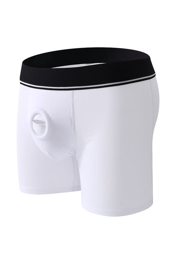 Men's Lingerie Cut Out Pothole Cutton Underwear