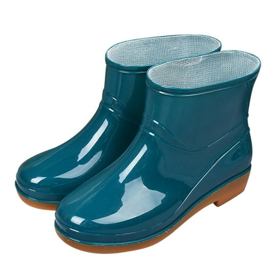 KANG Outdoor Rain Boots For Casual Wear Perfect For Spring Summer And Autumn Ideal For Shorts Easy Slip On Design With Flat Sole For Comfort