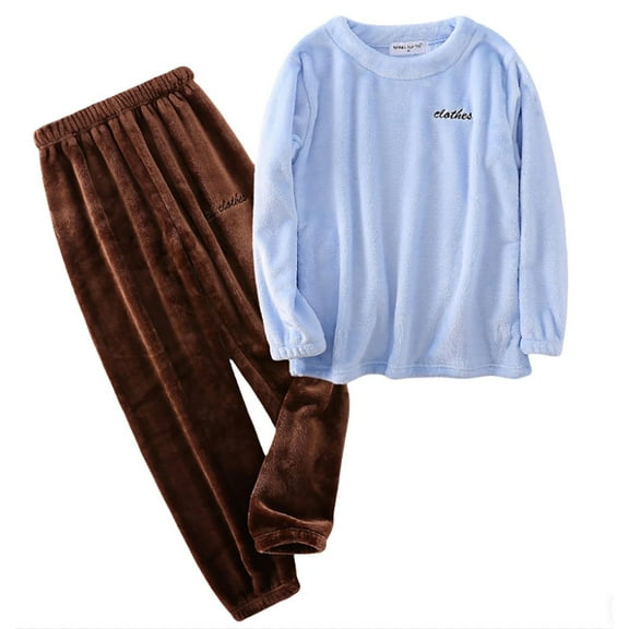 KANG Pajamas For Soft Comfy Pullover Pants Loose 2 Piece Sleepwear Fuzzy For Winter