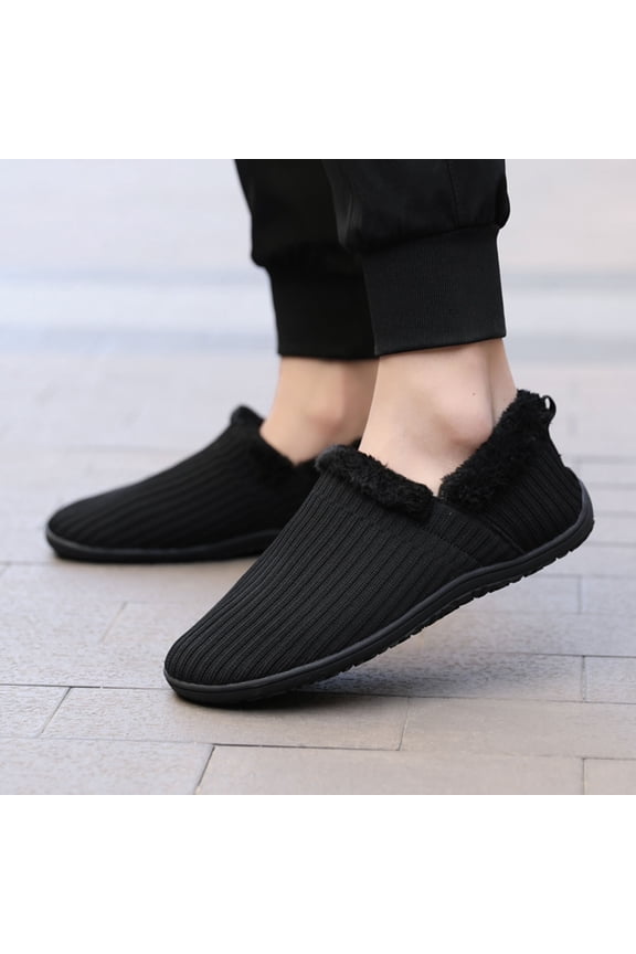 Plus Size Winter Boots Versatile Lined Thickened Warm Boots Brown 37