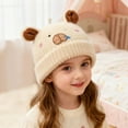 thumbnail image 1 of KANG Soft Winter Knit Hat For Babies And Toddlers With Ear Boy Girl Cute Animal For Outdoor Windproof And Warmth, 1 of 9