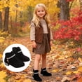 thumbnail image 1 of KANG Stylish Girls Ankle Boots Fashion Chunky Heel Student School Shoes For Toddler Kids And Daughter Matching, 1 of 6