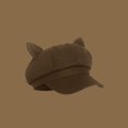 thumbnail image 1 of KANG Stylish Winter Beret For Elegant Soft Knit Slouchy Hat With Cat Ears Design Warm Fleece Lined For Fall And Cold Weather Fashion, 1 of 4