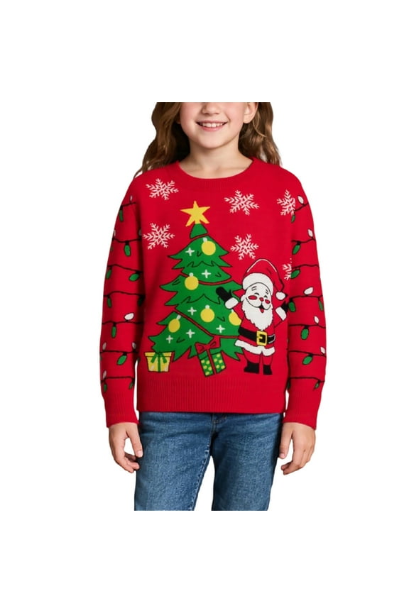 Sweater For Girls And Boys Festive Holiday Pullover For Sweater For Winter Season For Family Gatherings And Celebrations