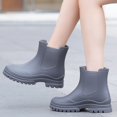 thumbnail image 1 of KANG Top Rubber Baby Boots Water Women Rain Boot Pvc Rainproof Shoe Rain Boots Collar Gardening Boots Ultra Lightweight Portable Garden Shoes, 1 of 7