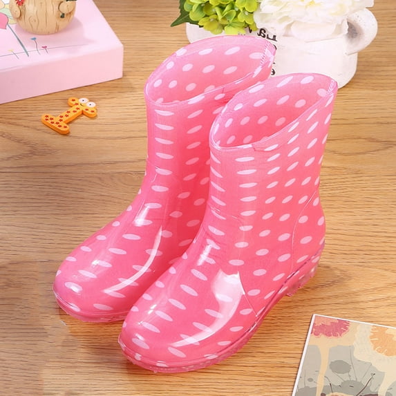 KANG Top Rubber Baby Boots Water Women Rain Boot Pvc Rainproof Shoe