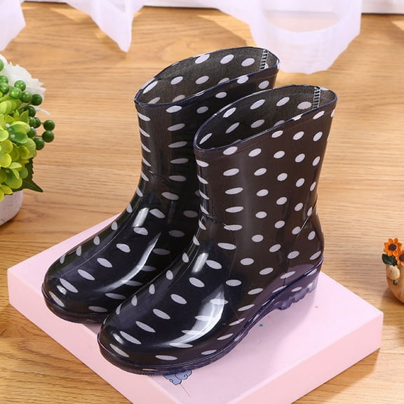 KANG Top Rubber Baby Boots Water Women Rain Boot Rainproof Shoe