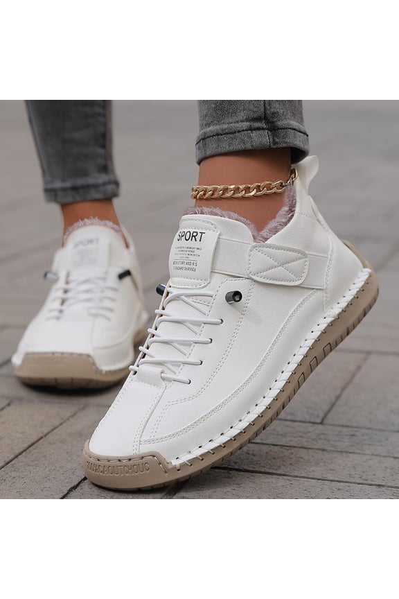 Trainers Elira Comfortable Supportive Trainers Ergonomic Orthopaedic Shoes With Adjustable Elastic Band Slip On For Hiking Camping Driving White White 36