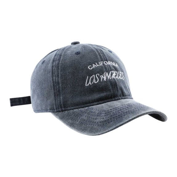 KANG Washed Distressed Letter Embroidery Baseball Cap For Men Women Unisex Casual Outdoor Hiking Travel Sports Adjustable Comfortable Hat