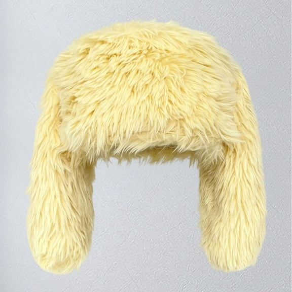 KANG Winter Hat With Rabbit Ears Soft Ear Cap For Warmth And Cute Style