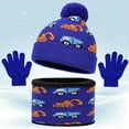 thumbnail image 1 of KANG Winter Scarf Hat And For Kids Knitted Neck Warmer Thermal Touchscreen Mittens Cold Weather, 1 of 7
