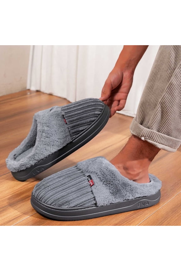 Winter Slippers Indoor Thick Sole Comfort Shoes For Large Size