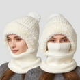 thumbnail image 1 of KANG Winter Thermal Scarf Hat For Outdoor Activities Fleece Lined Cold Weather Face Windproof Ear Warmers, 1 of 5