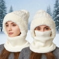 thumbnail image 1 of KANG Winter Warm Fleece Lined Scarf Hat For Cold Weather Thermal Face Windproof Outdoor Activities, 1 of 5