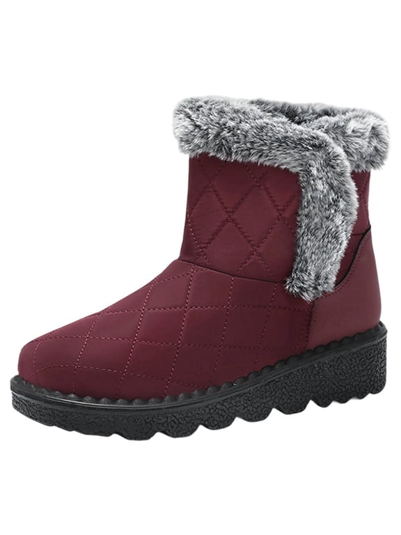 Women's Winter Snow Boots Insulated Warm Soft Sole High Top Ankle Boots For Outdoor Activities And Daily Wear