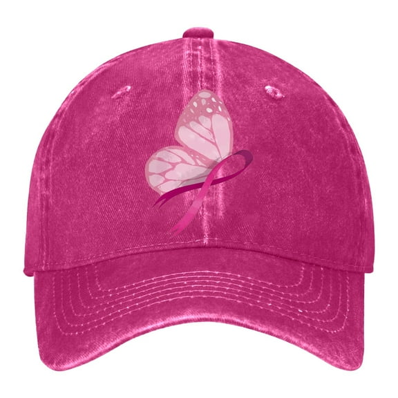 KANG Women's pink Printed Washed Baseball Cap Outdoor Sports Hat