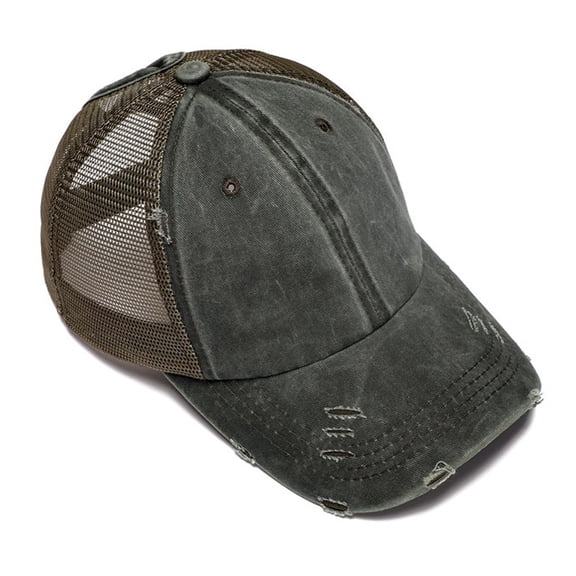 KANG Womens Ponytail Hat Baseball Cap High Messy Bun Ponycap Hats Quick Drying Mesh Hat