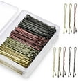 thumbnail image 1 of KANPRINCESS 200PCS 2Inches Hair Pins Kit Hair Clips Secure Hold Bobby Pins Hair Clips for Women Girls and Hairdressing Salon with Clear Storage Box(Multicolor）, 1 of 8