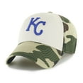 thumbnail image 1 of KANSAS CITY ROYALS Tan Color Unstructured Unisex Cotton Militant Hat, 1 of 2