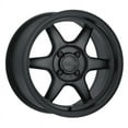 thumbnail image 1 of KANSEI Tandem 15" Rim 15X7 4X100 Offset 25 Satin Black (Quantity of 1), 1 of 3