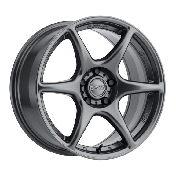 KANSEI Tandem Rim 15X8 4X100 Offset 0 Gloss Gunmetal (Quantity of 1)