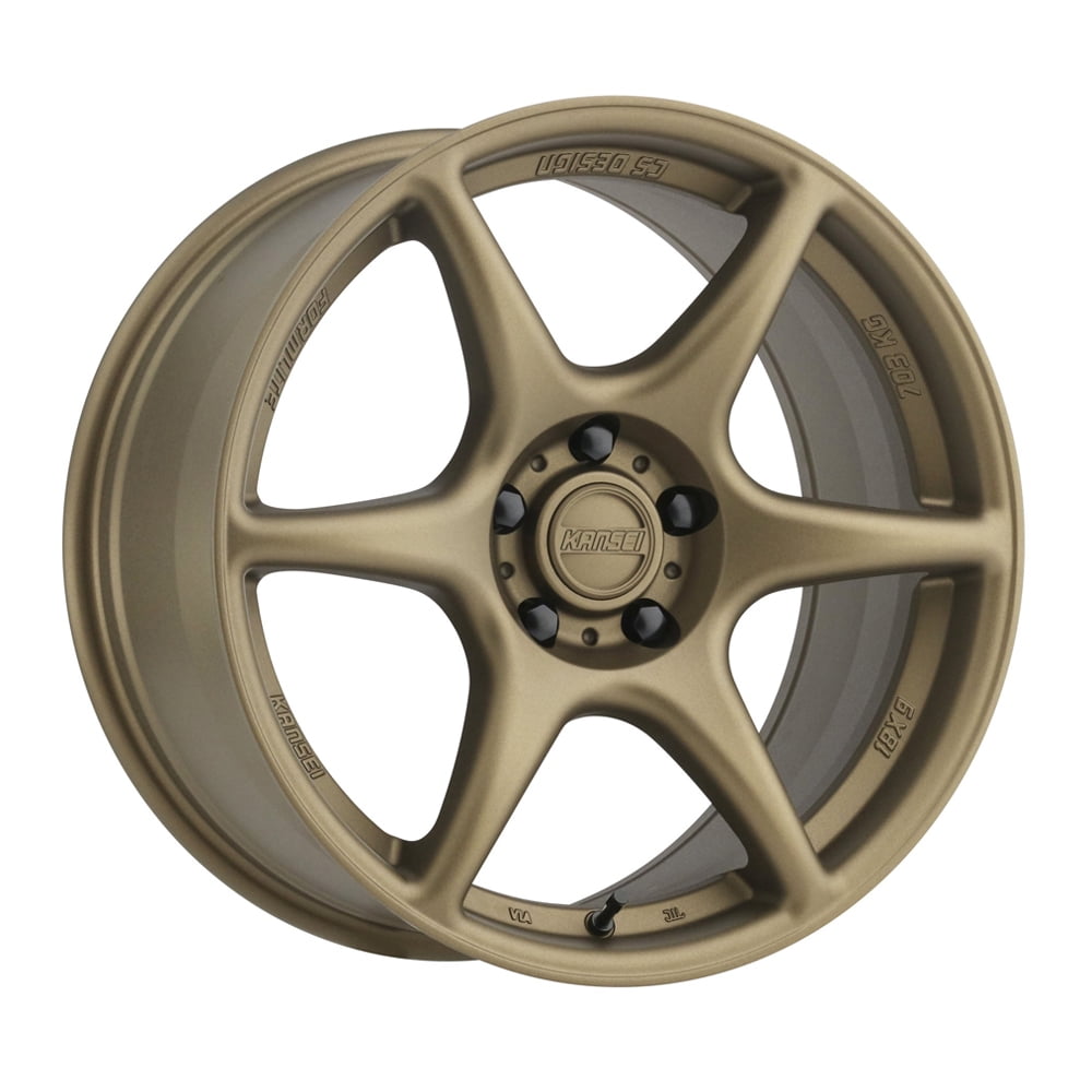 KANSEI Tandem Rim 17X9 5X100 Offset 22 Textured Bronze (Quantity of 1 ...