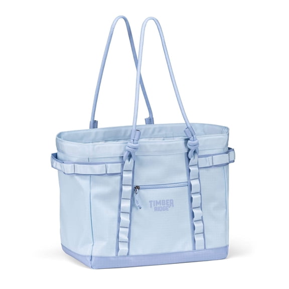 Timber Ridge KANU™ 30L Gear Hauler Tote, Heavy Duty Utility Storage Bag for Camping, Beach & Travel, Coastal Mist