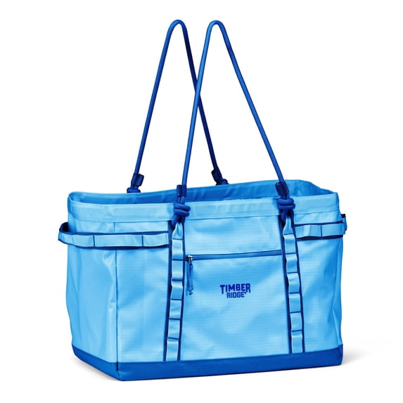 Timber Ridge KANU™ 60L Gear Hauler Tote, Heavy Duty Utility Storage Bag for Camping, Beach & Travel, Blue Lagoon
