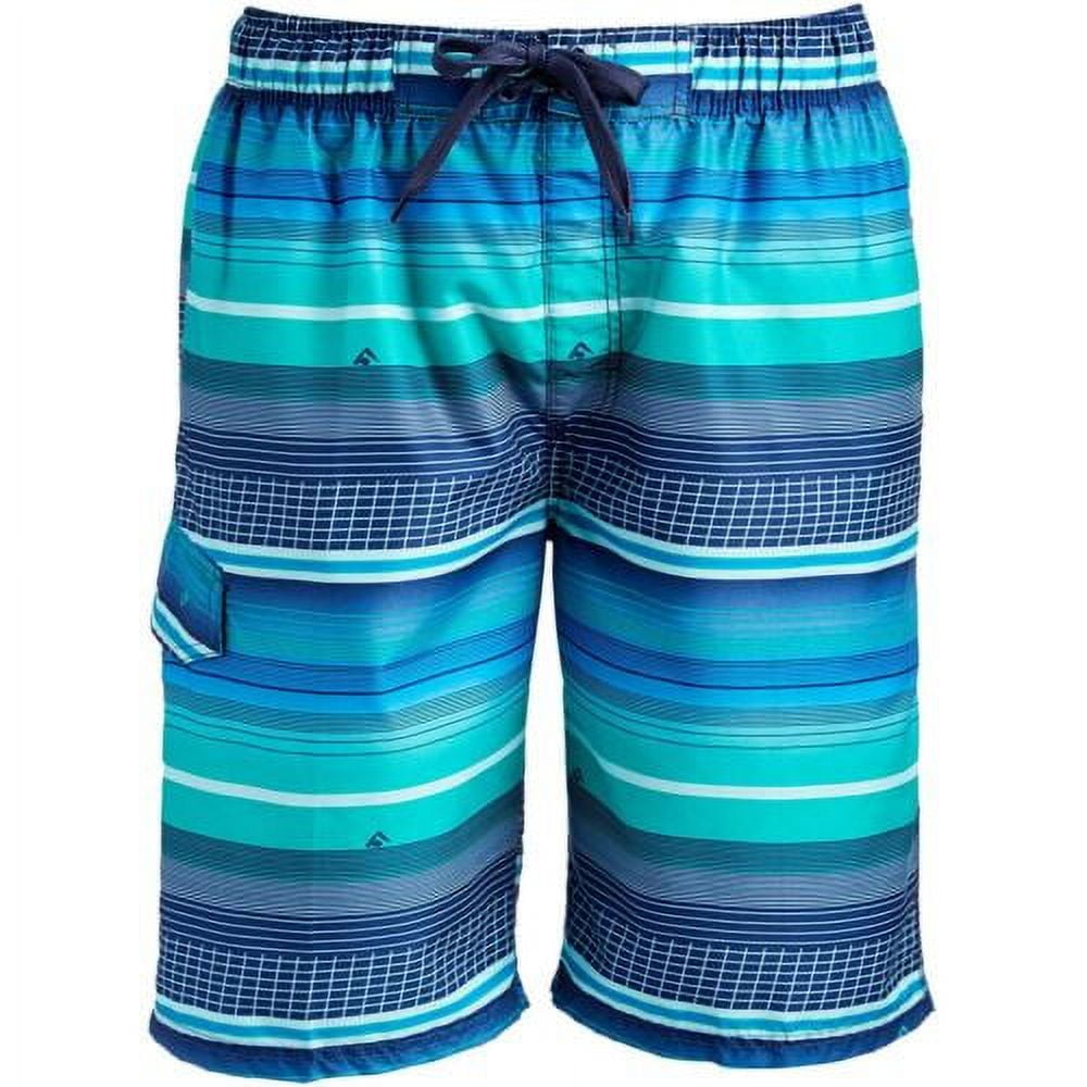 KANU SURF MEN S SPRINT BLUE GREEN SWIM TRUNKS SHORTS SMALL