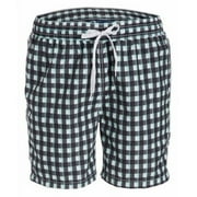 KANU SURF MENS ST MORITZ BLACK SWIM SHORTS/TRUNKS MEDIUM
