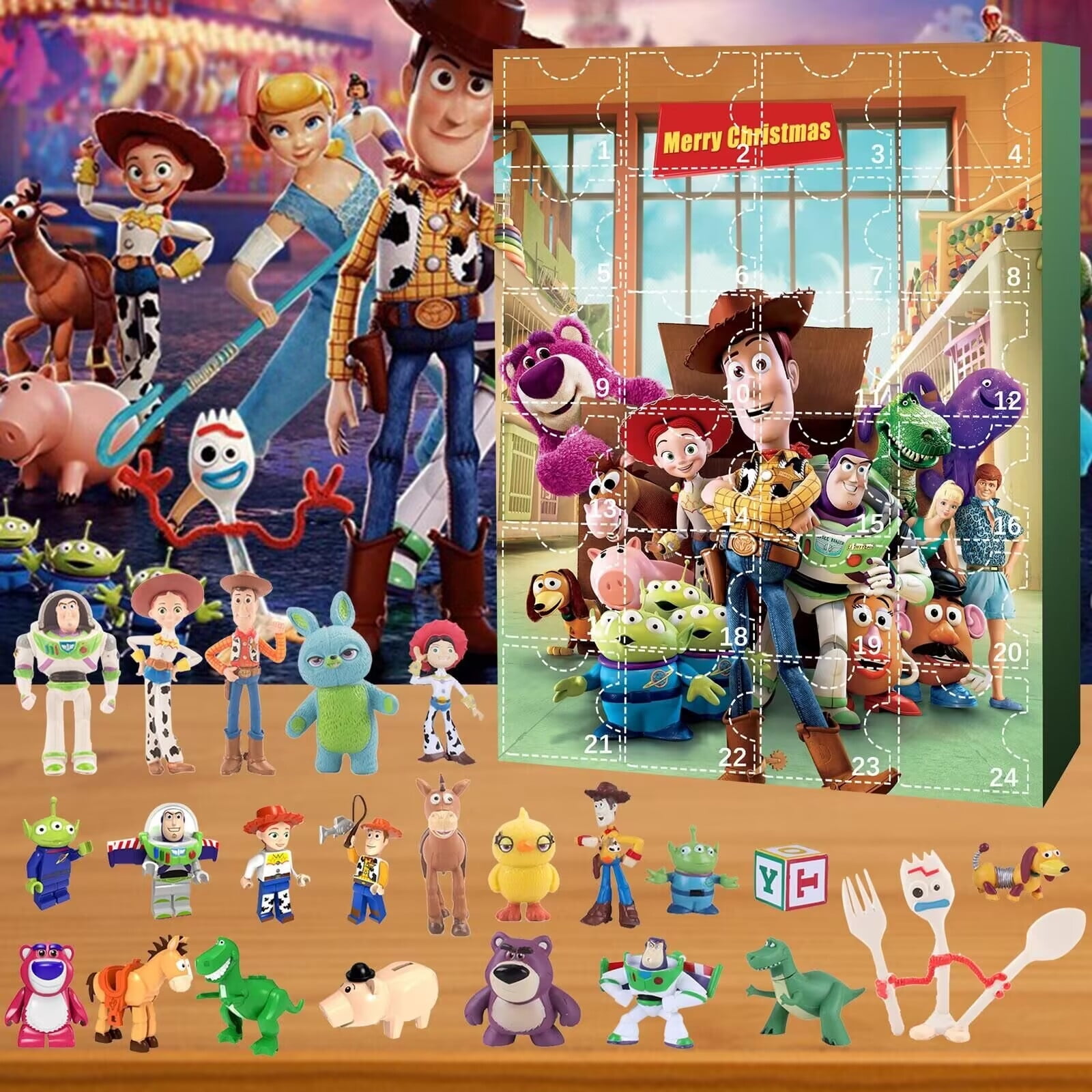 KANY 2023 Christmas Advent Calendar Contains 24PC Toy Story Figures
