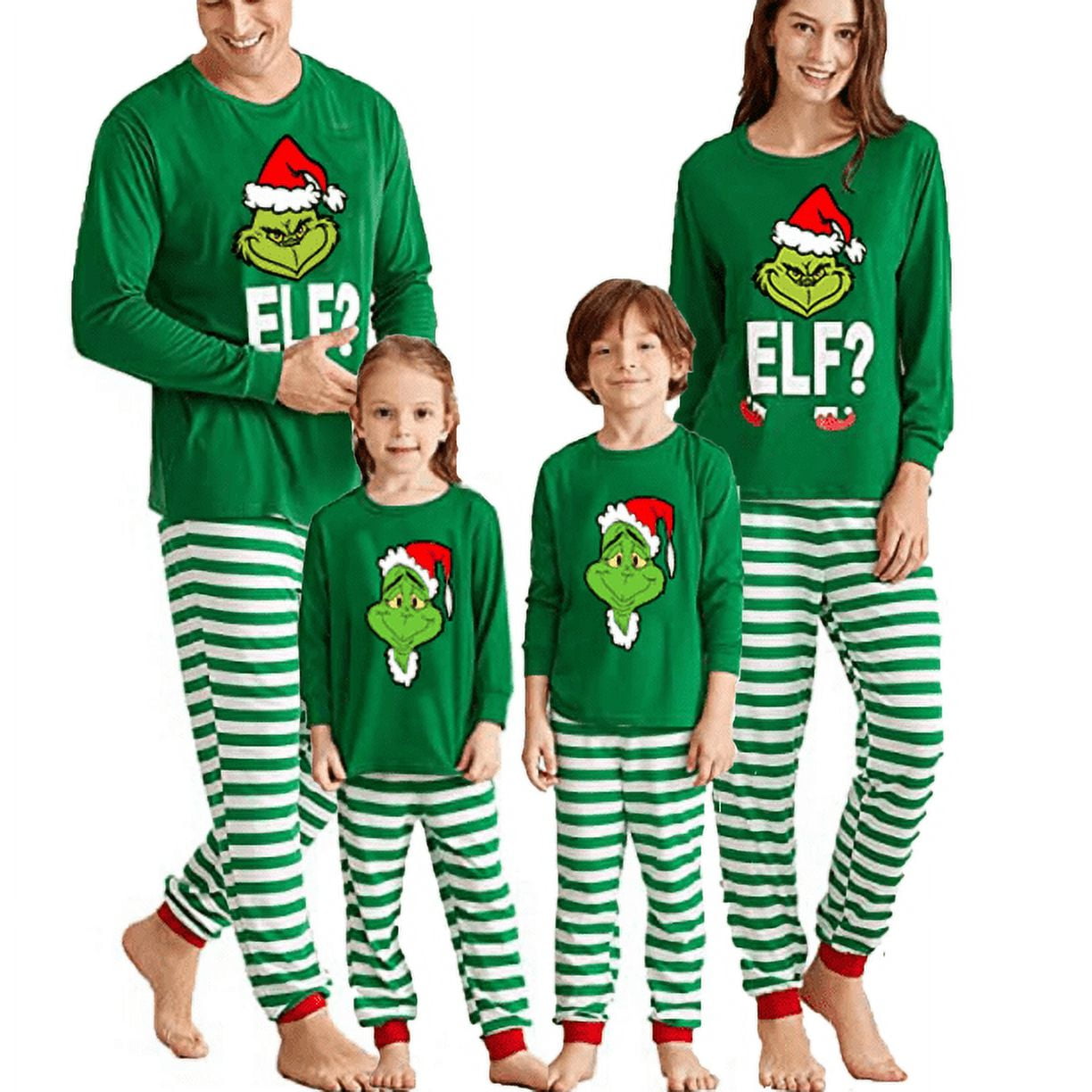 KANY Dr. Seuss' The Grinch Christmas Family Matching Pajamas Grinch